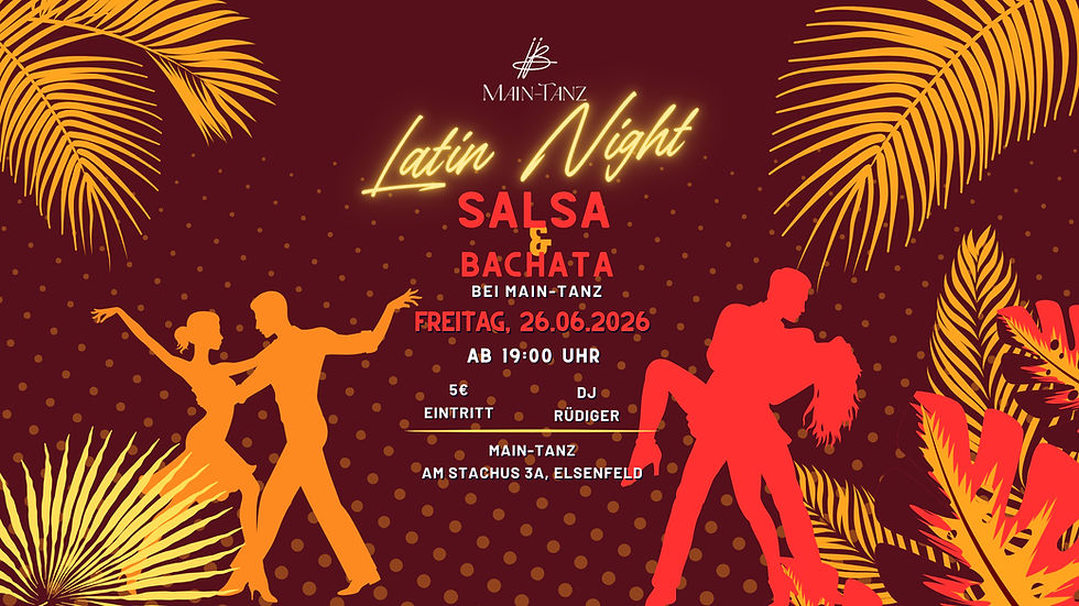 🔥 Latin Night – Salsa & Bachata Party