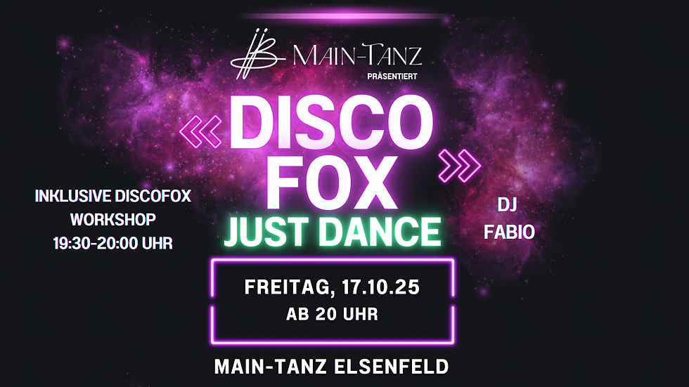 Discofox Party JUST DANCE DJ FABIO