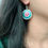 Thumbnail: Gulabi rang enamel earrings
