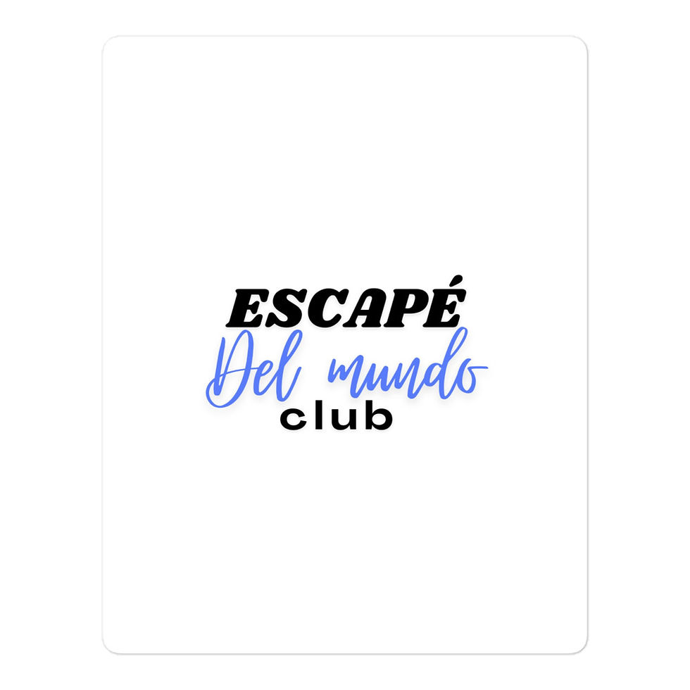 Thumbnail: escape del mundo club - Bubble-free stickers
