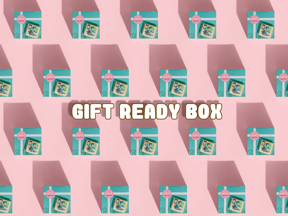 Thumbnail: Tasty grad party favors with school colors and custom messages.