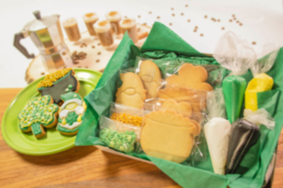 Fun St. Paddy’s cookie decorating kit for all ages.