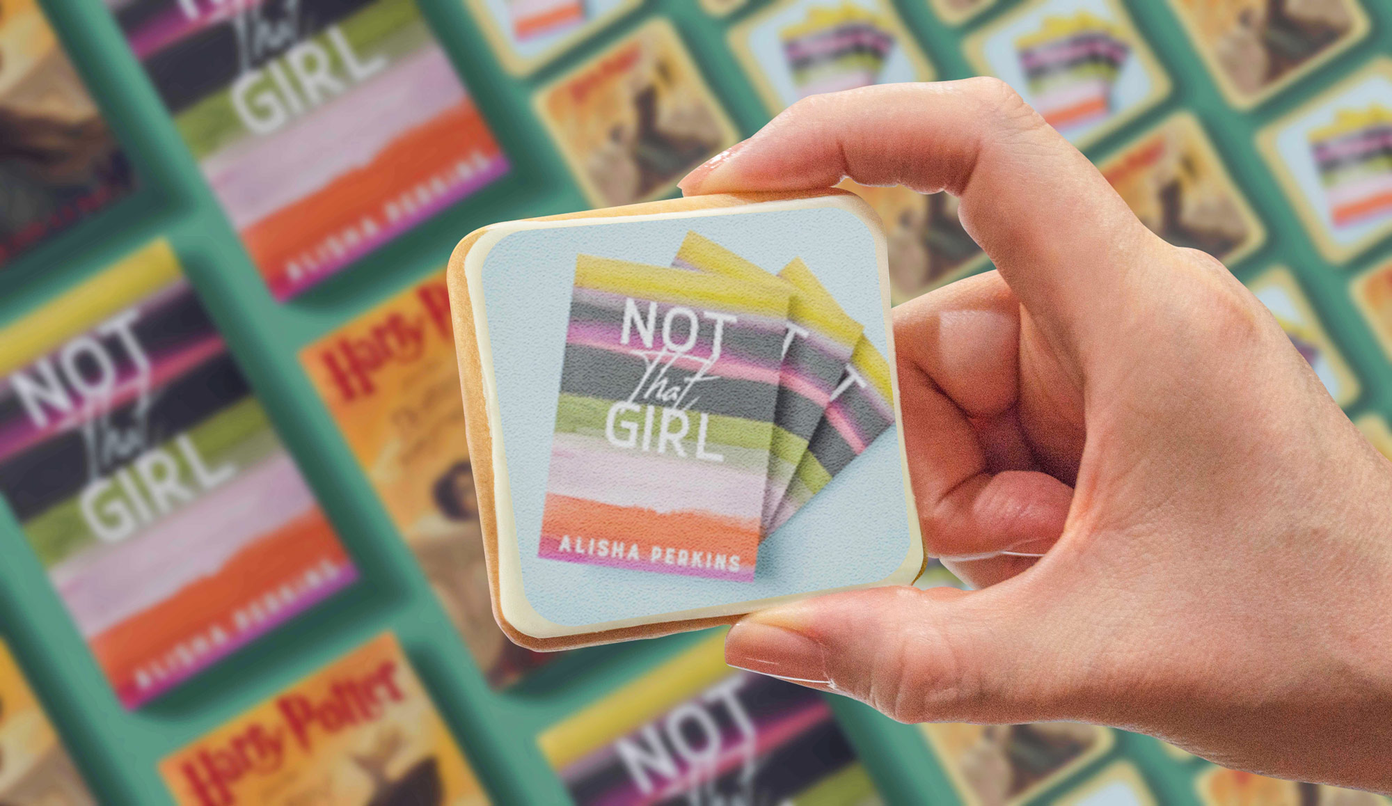 Book cookies for a book launch party