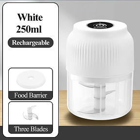Mini Electric Garlic Chopper – Rechargeable, Chops in Seconds