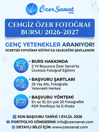 Cengiz Özer Fotoğraf Bursu Başvuruları Açıldı!