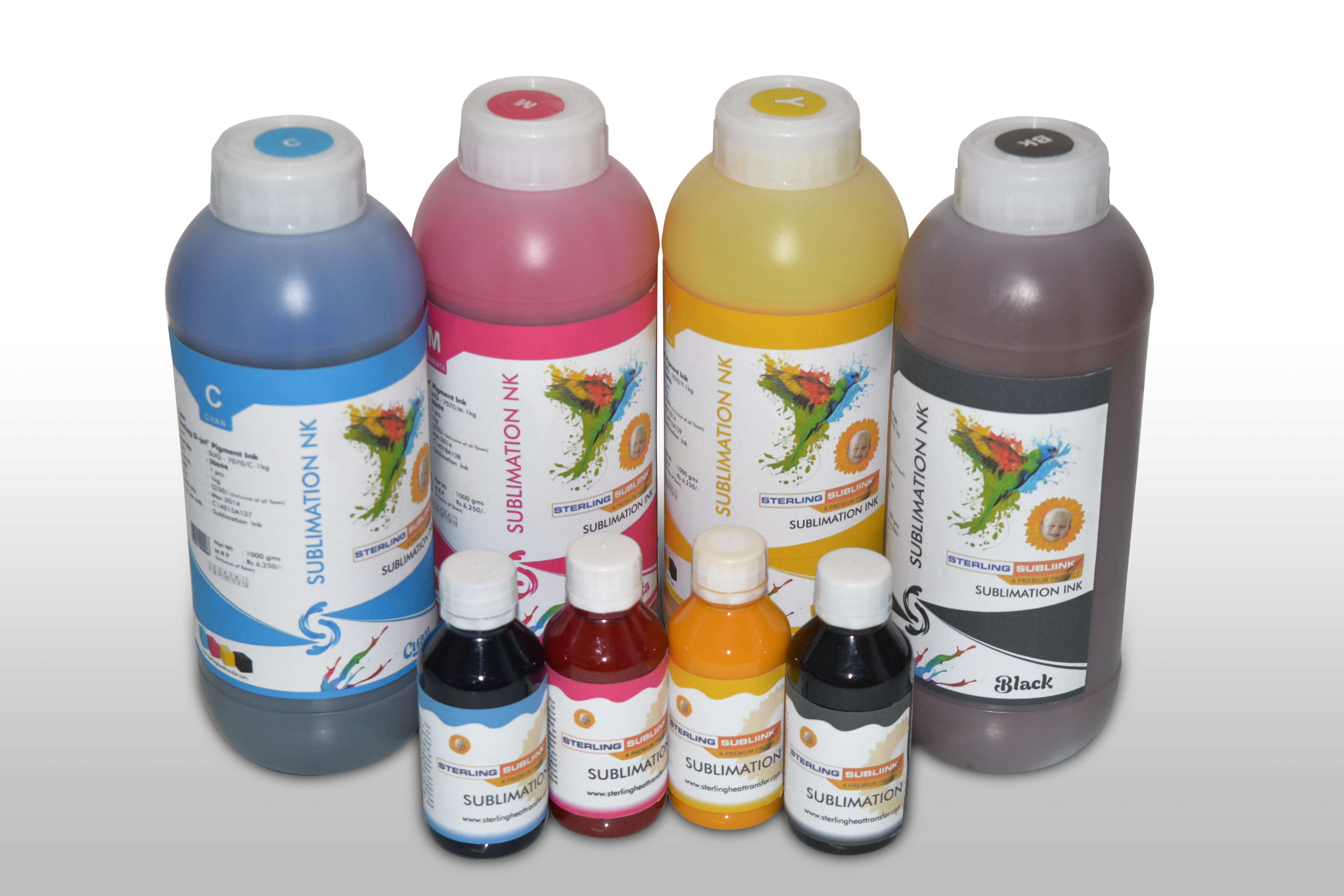 Sublimation Ink - 1 Litre Pack (Rs.2899+GST 18%)