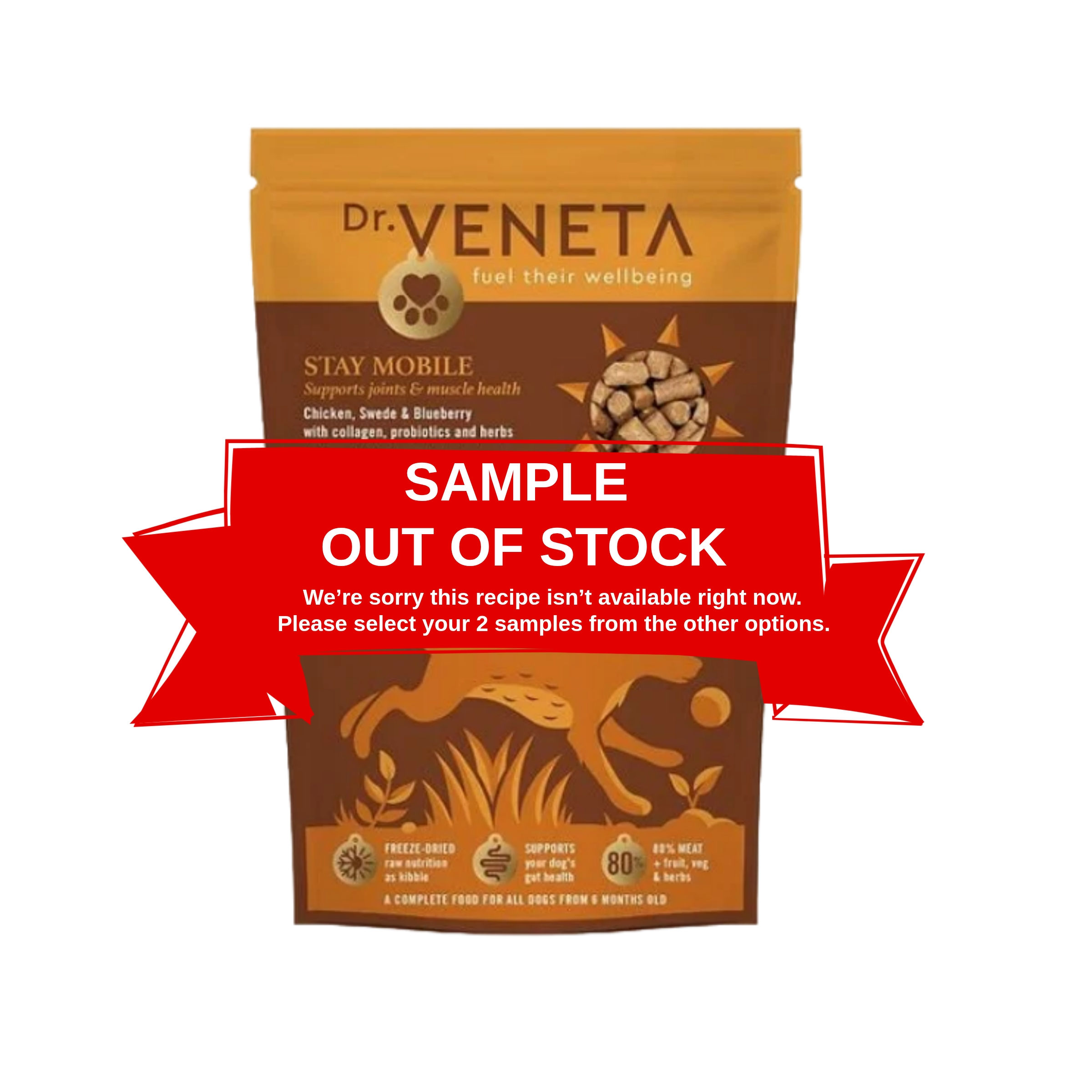 Sample - Dr Veneta - Stay Mobile | Premium Freeze-Dried Raw DogFood