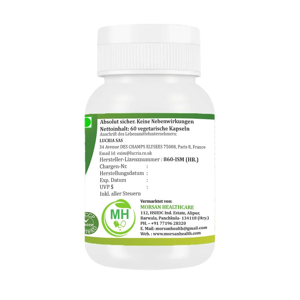 Thumbnail: Morsan Trikatu-Kapseln – Ayurvedisches Kräuterergänzungsmittel mit Ingwer-, S...