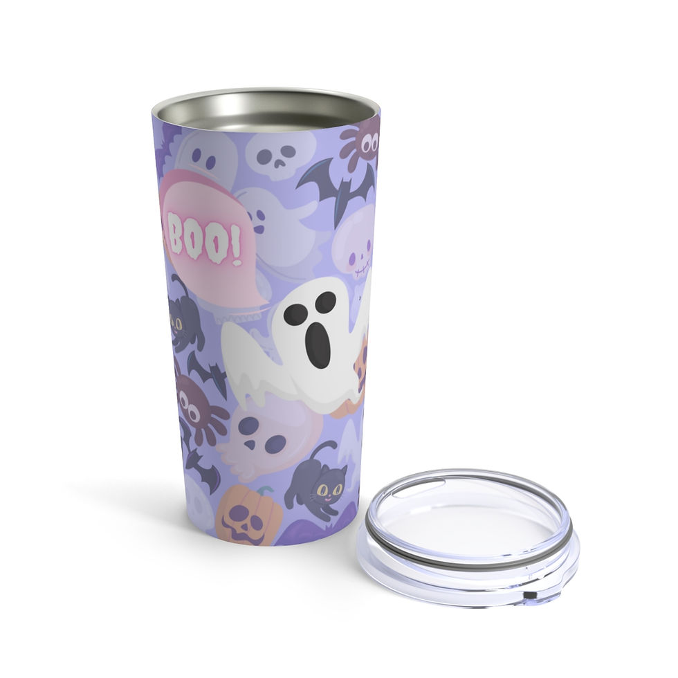 Spoopy Halloween tumbler