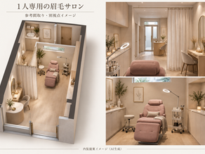 眉毛サロンレイアウトイメージ