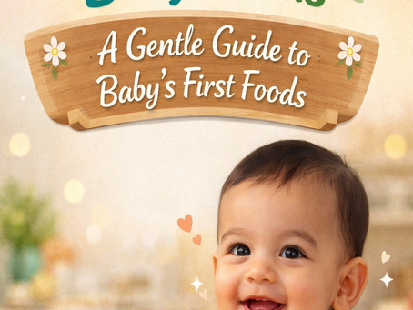 A Gentle Guide to Baby's First Foods