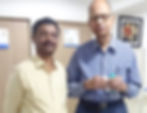 With Dr. M. K. Mani Nephrologist