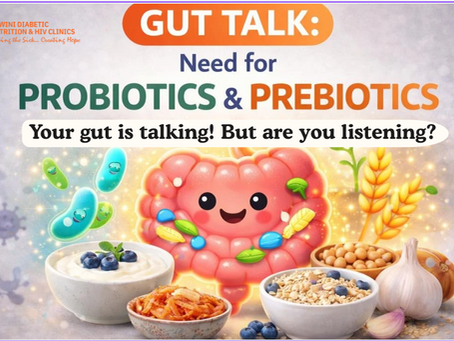 GUT TALK : Need For PROBIOTICS & PREBIOTICS