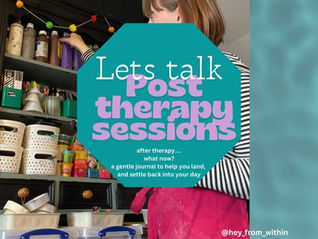 A Guide for After an Art Therapy Session: