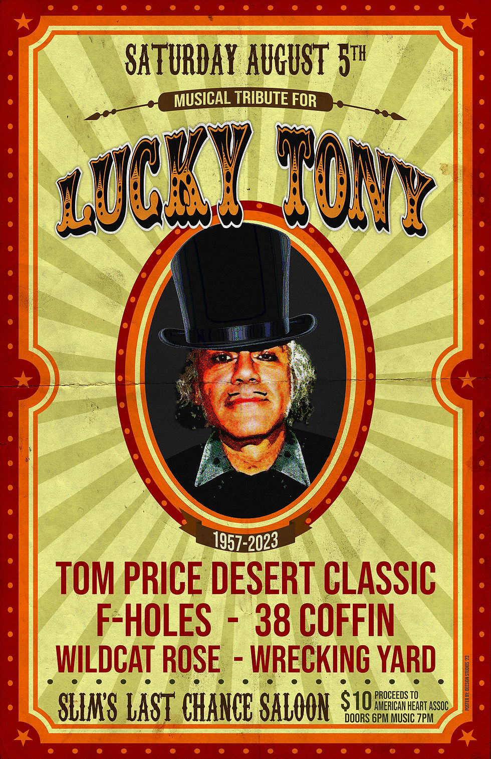 TOM PRICE DESERT CLASSIC // F-HOLES // 38 COFFIN // WILDCAT ROSE // WRECKING YARD