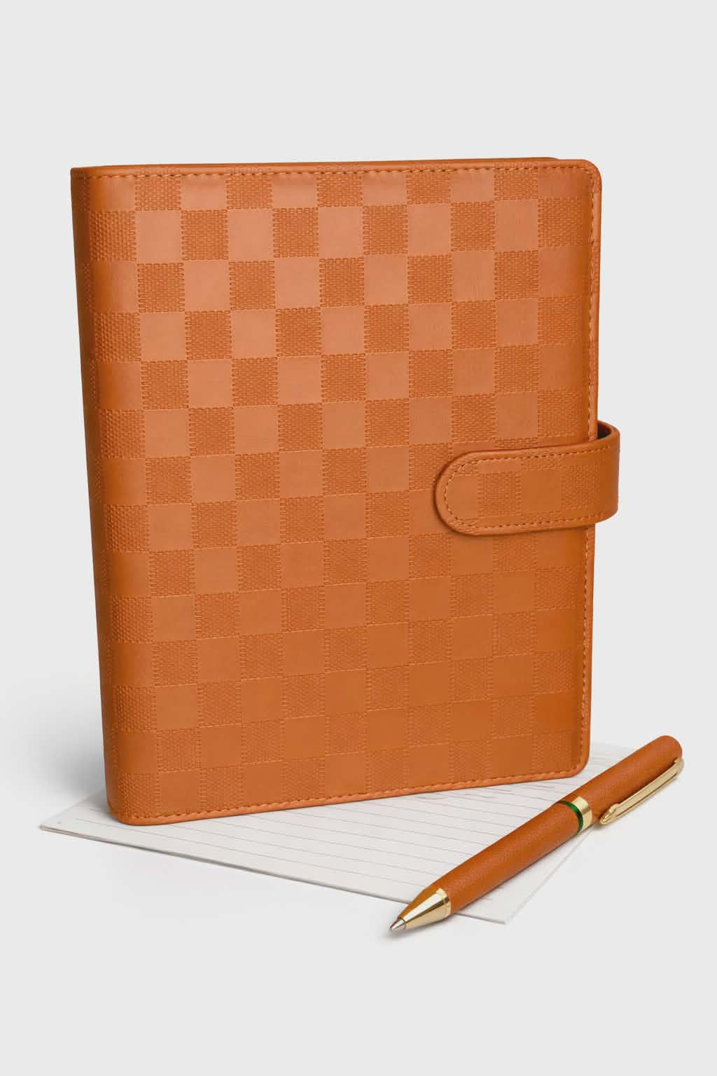 Purpose Binder (Checkered Auburn)