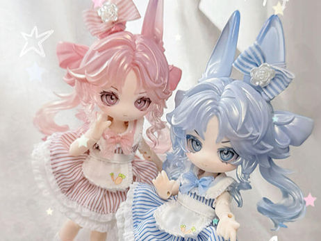 Moon Jumping Time Bunny Series BJD Limited Action Figure