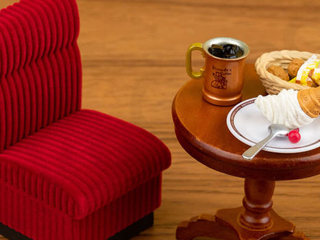 Re-Ment Coffee Shop Komeda's Coffee Miniature Scene Blind Box