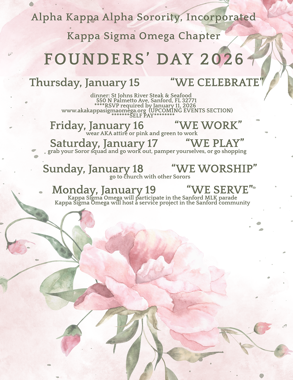 118th Founders' Week