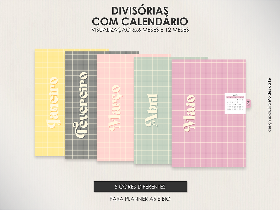Miniatura: PLANNER A5 | DATADO | VERTICAL