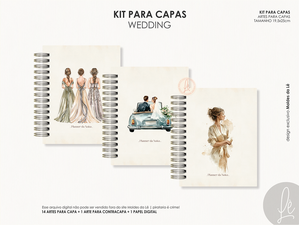 Miniatura: PLANNER DA NOIVA | 12 MESES