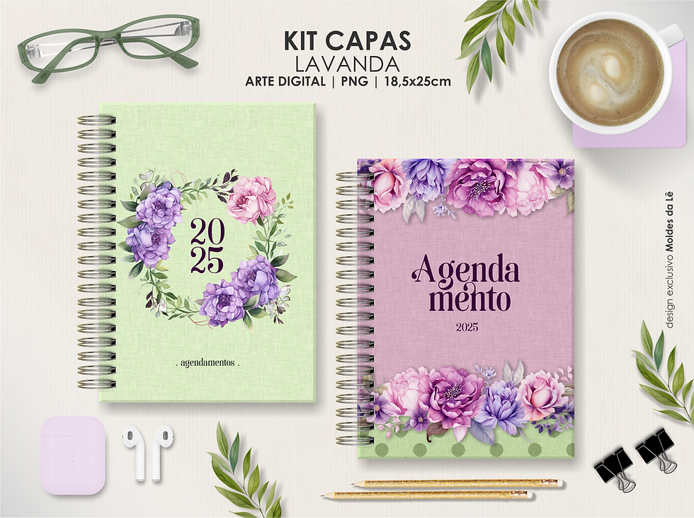 Miniatura: KIT CAPAS LAVANDA