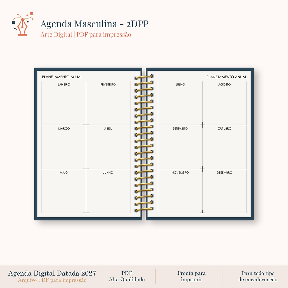 Miniatura: AGENDA MASCULINA | 2027 | 1DPP