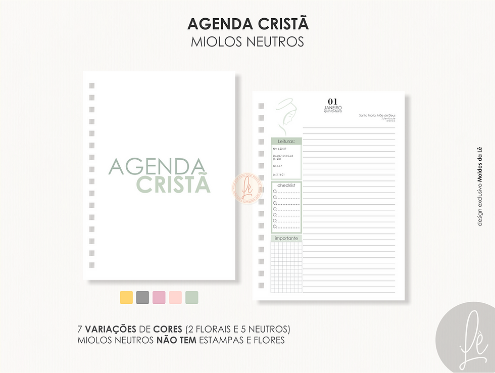Miniatura: AGENDA CATÓLICA | ANO LITÚGICO A | 1DPP CLEAN