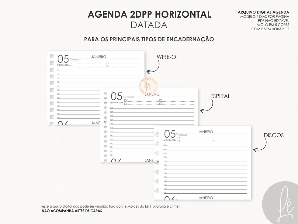 Miniatura: AGENDA HORIZONTAL | 2026 | 2DPP