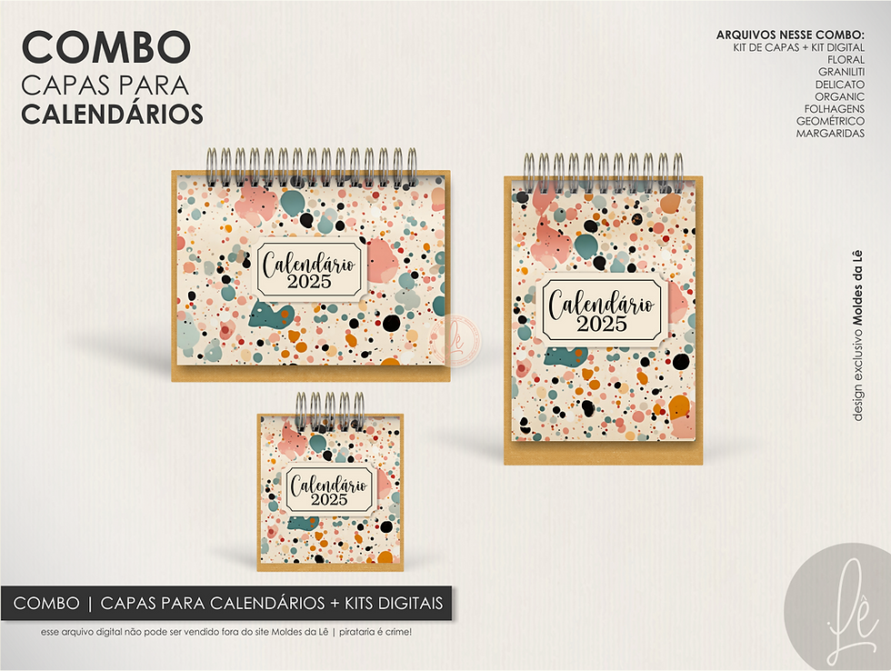 Miniatura: COMBO DE CAPAS PARA CALENDÁRIOS