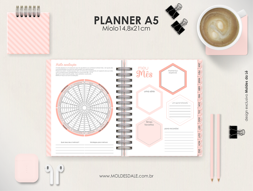 Miniatura: PLANNER A5 | DATADO | VERTICAL