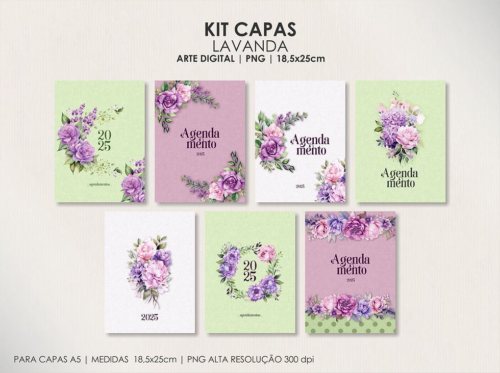 Miniatura: KIT CAPAS LAVANDA