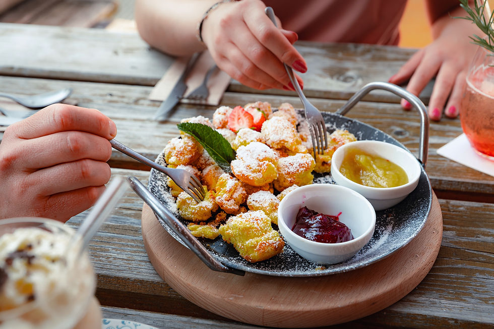 Kaiserschmarren essen