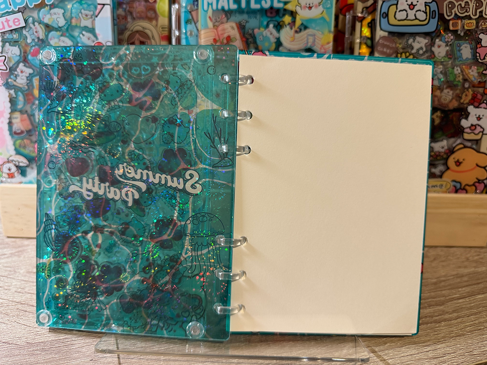 Thumbnail: Acrylic Shaker Notebook - Hello Kitty
