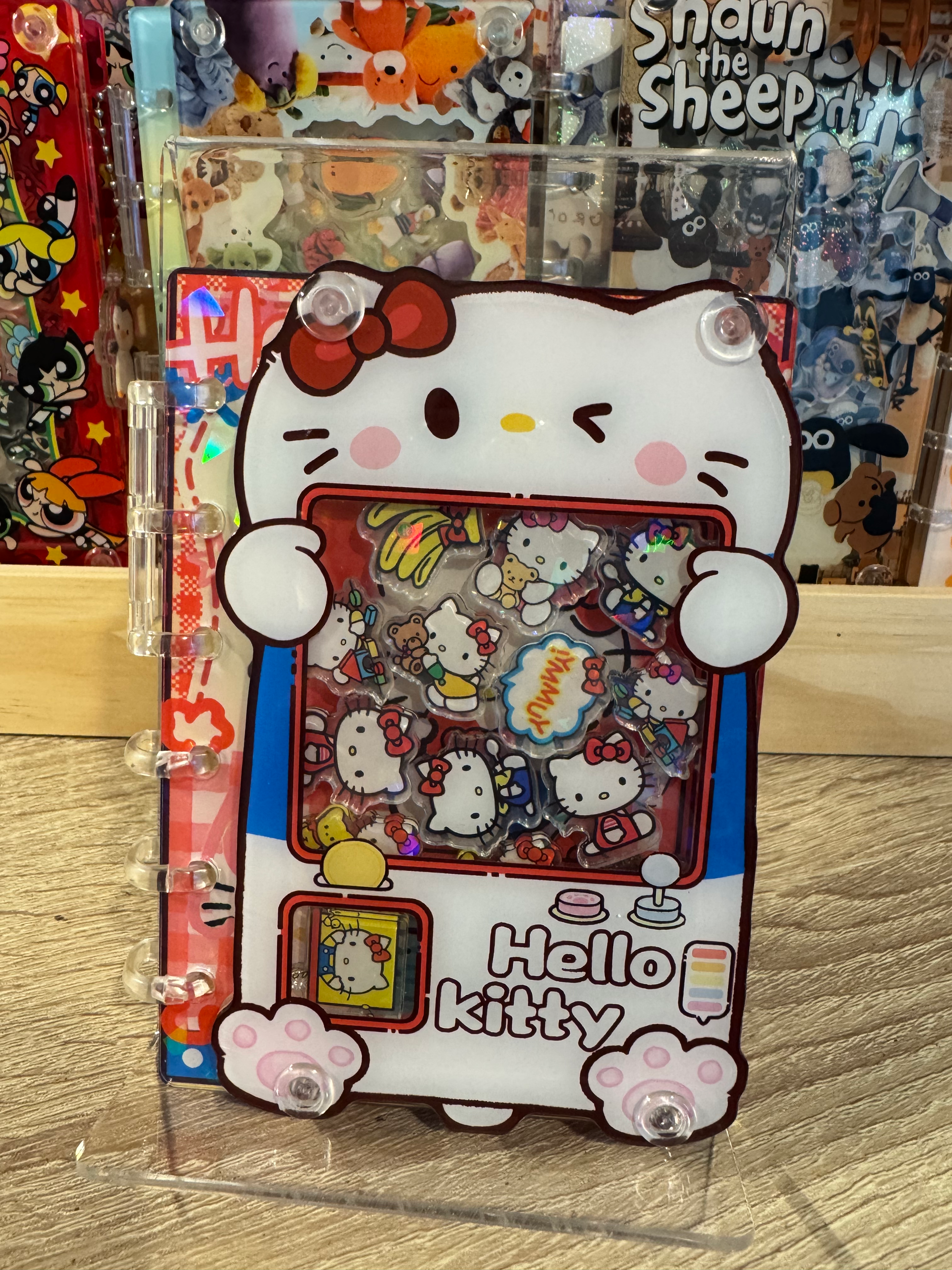 Acrylic Shaker Notebook - Hello Kitty