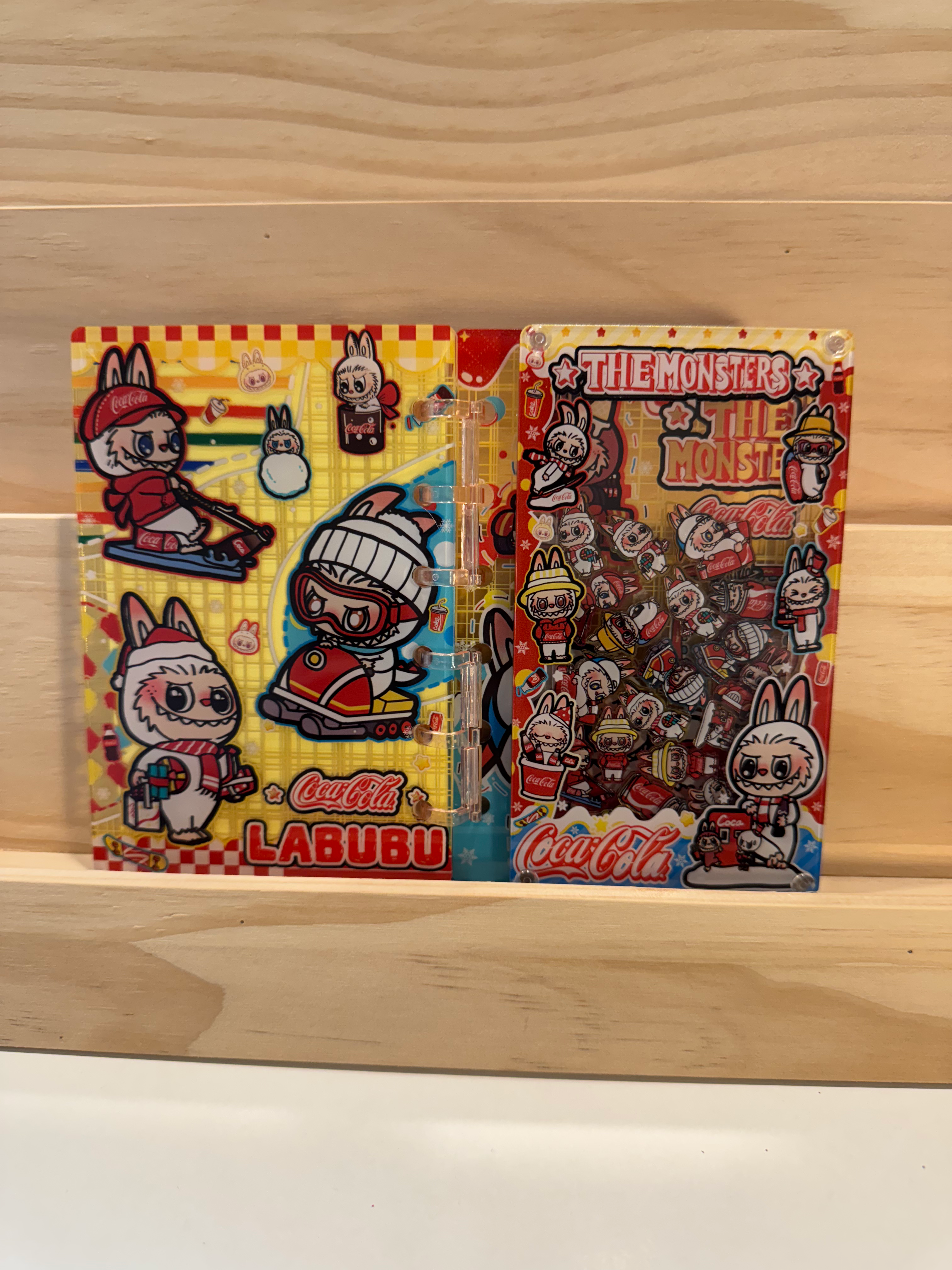 Acrylic Shaker Notebook - Labubu