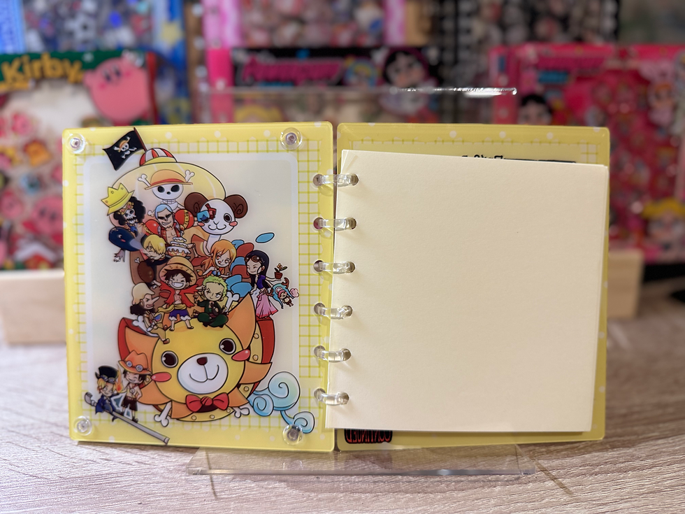 Thumbnail: Square Acrylic Shaker Notebook - One Piece