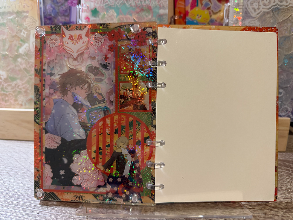 Thumbnail: Acrylic Shaker Notebook - Natsume's Book of Friends