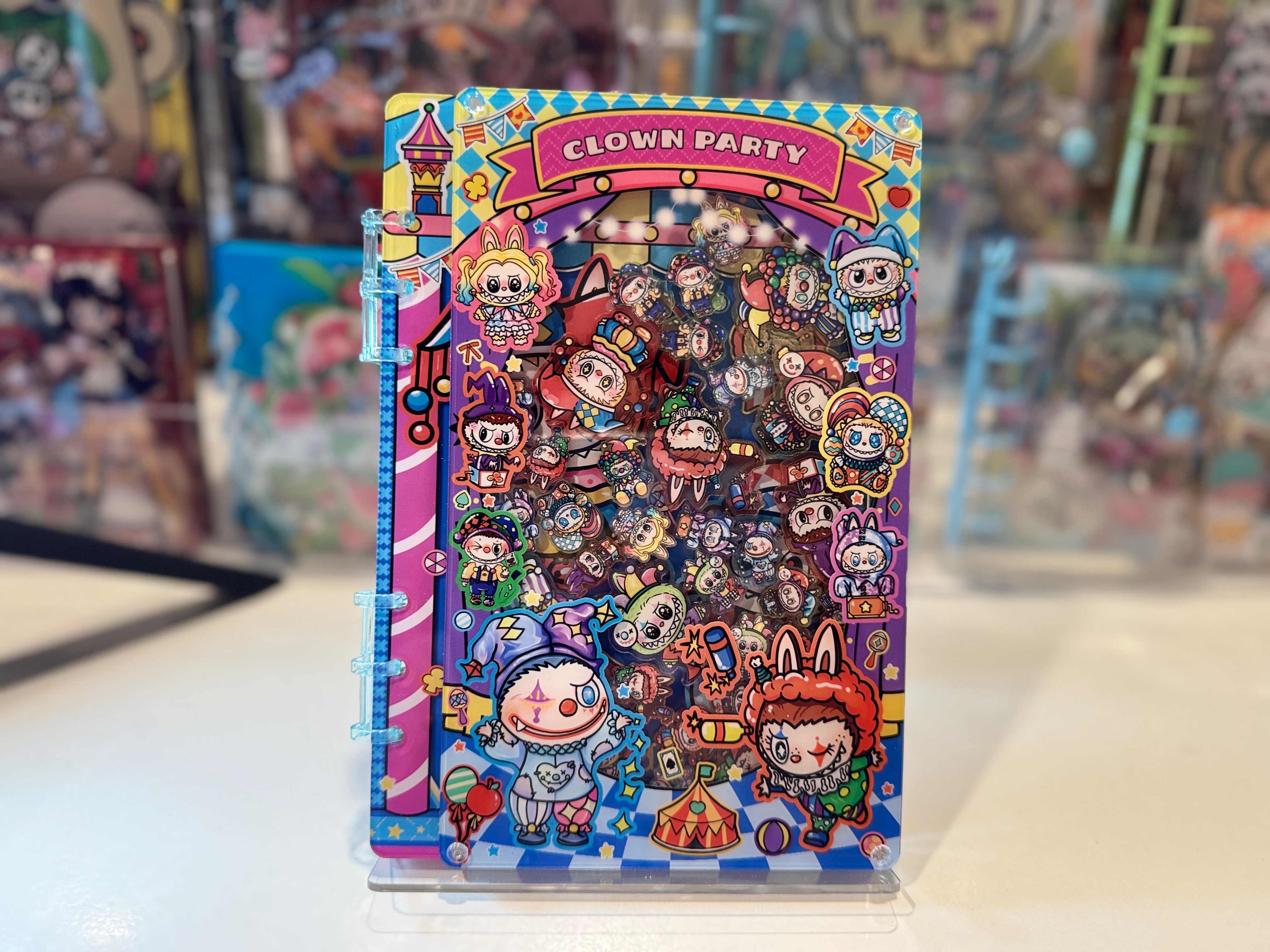 A5 Acrylic Shaker Notebook - Labubu