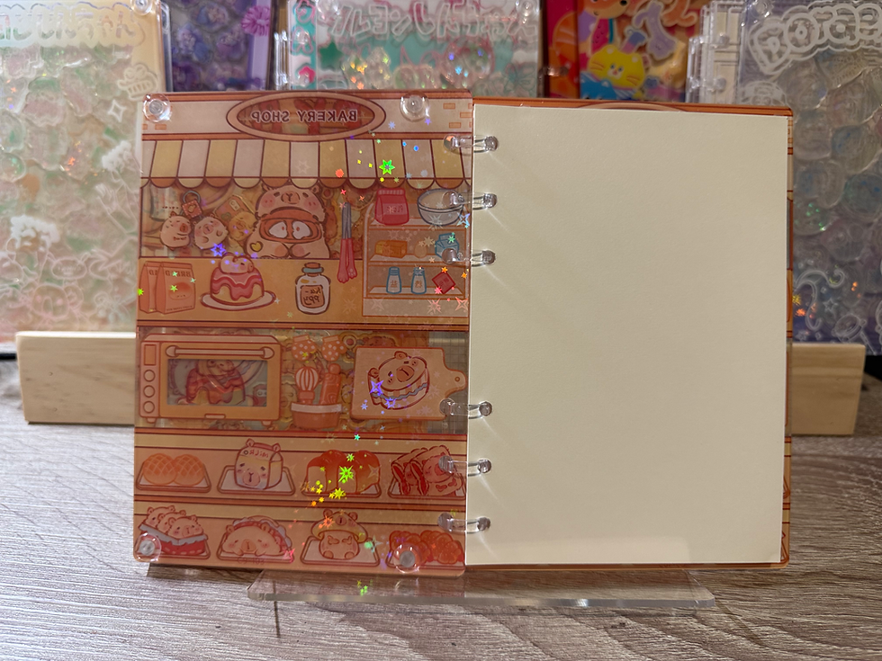 Thumbnail: Acrylic Shaker Notebook - Capybara
