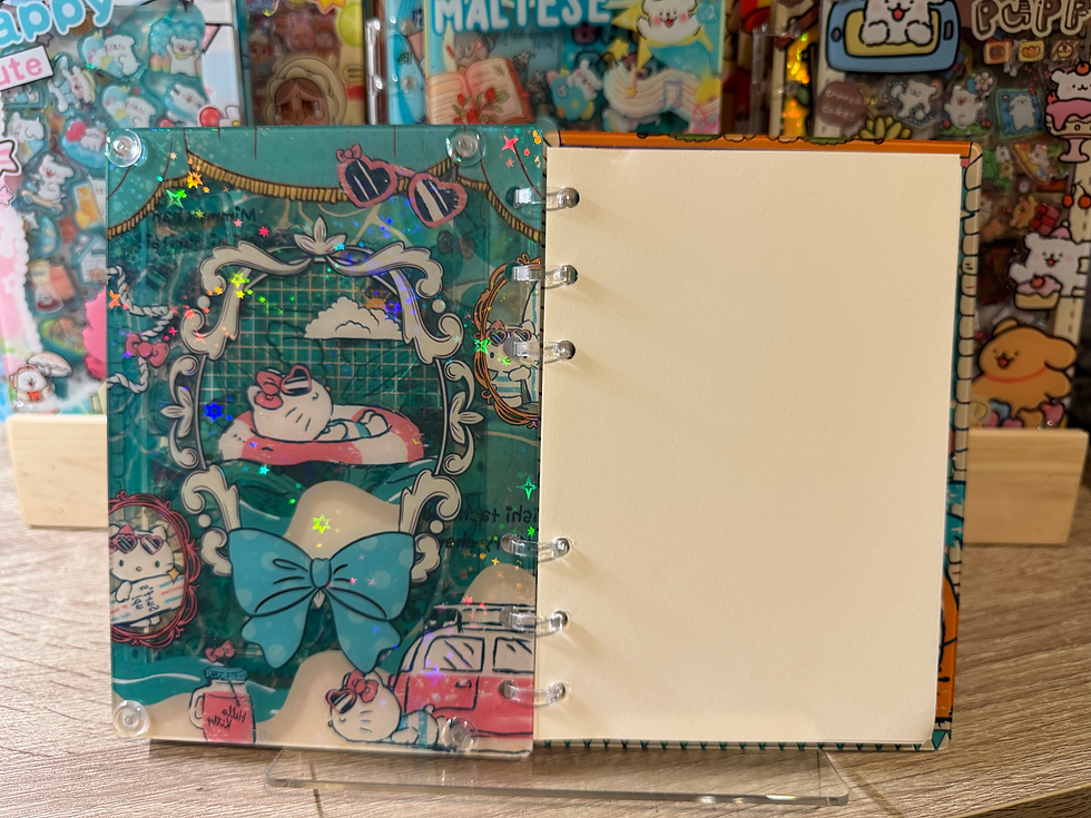 Thumbnail: Acrylic Shaker Notebook - Hello Kitty