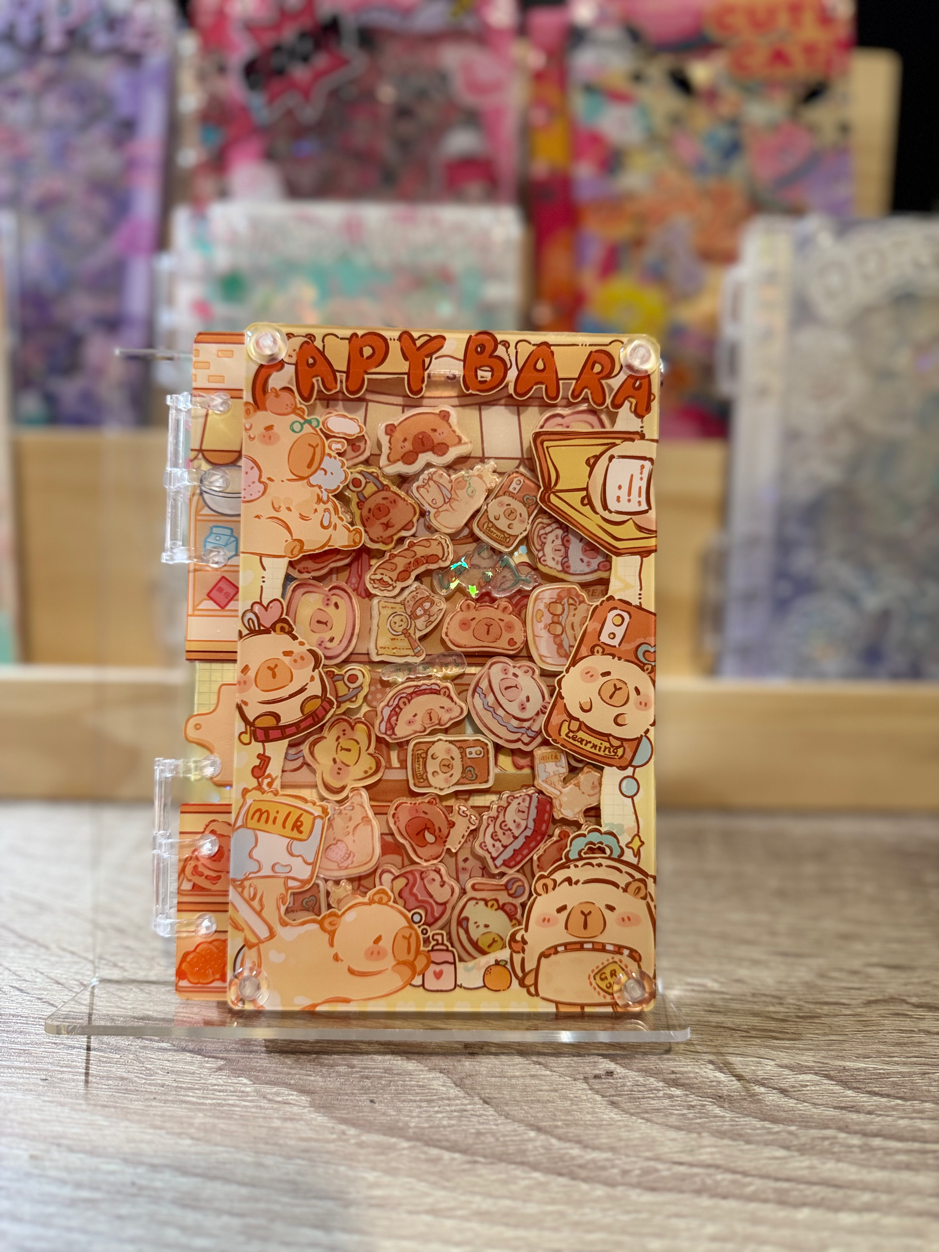 Acrylic Shaker Notebook - Capybara