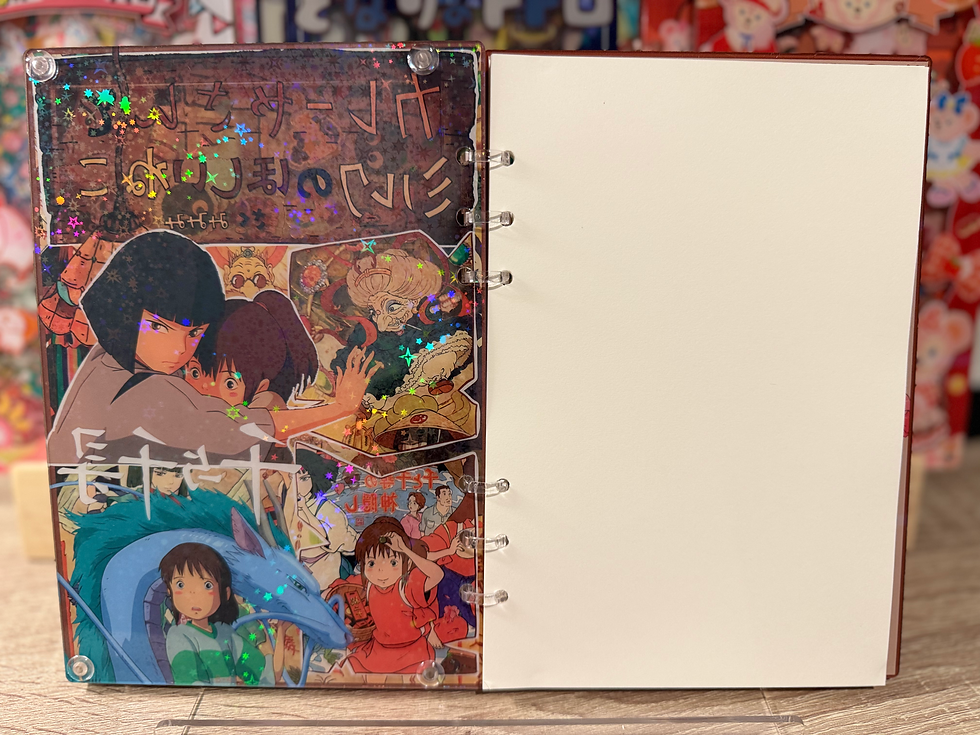 Thumbnail: Acrylic Shaker Notebook - Spirited Away
