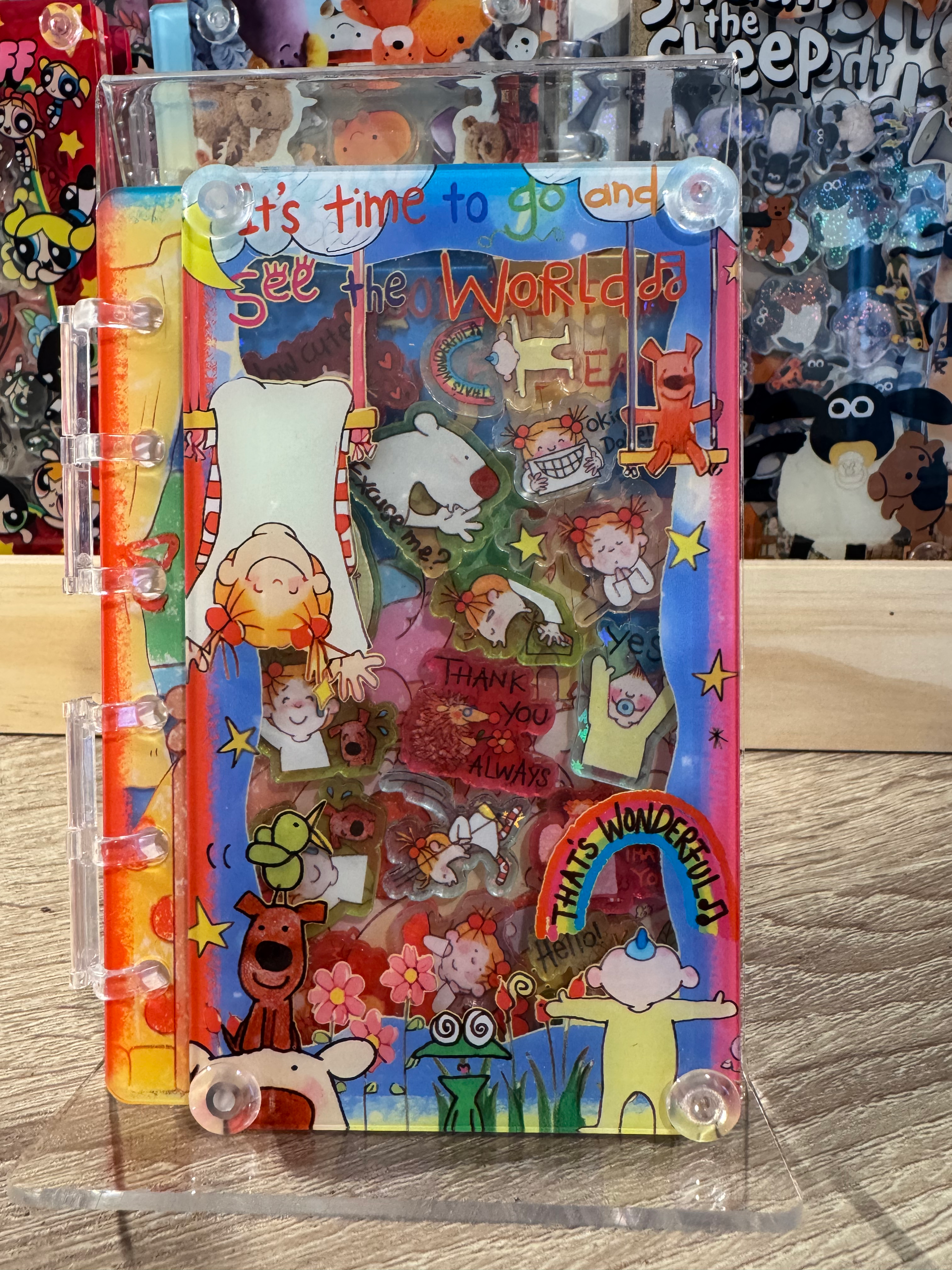 Acrylic Shaker Notebook - COCO and Wondrous Gang