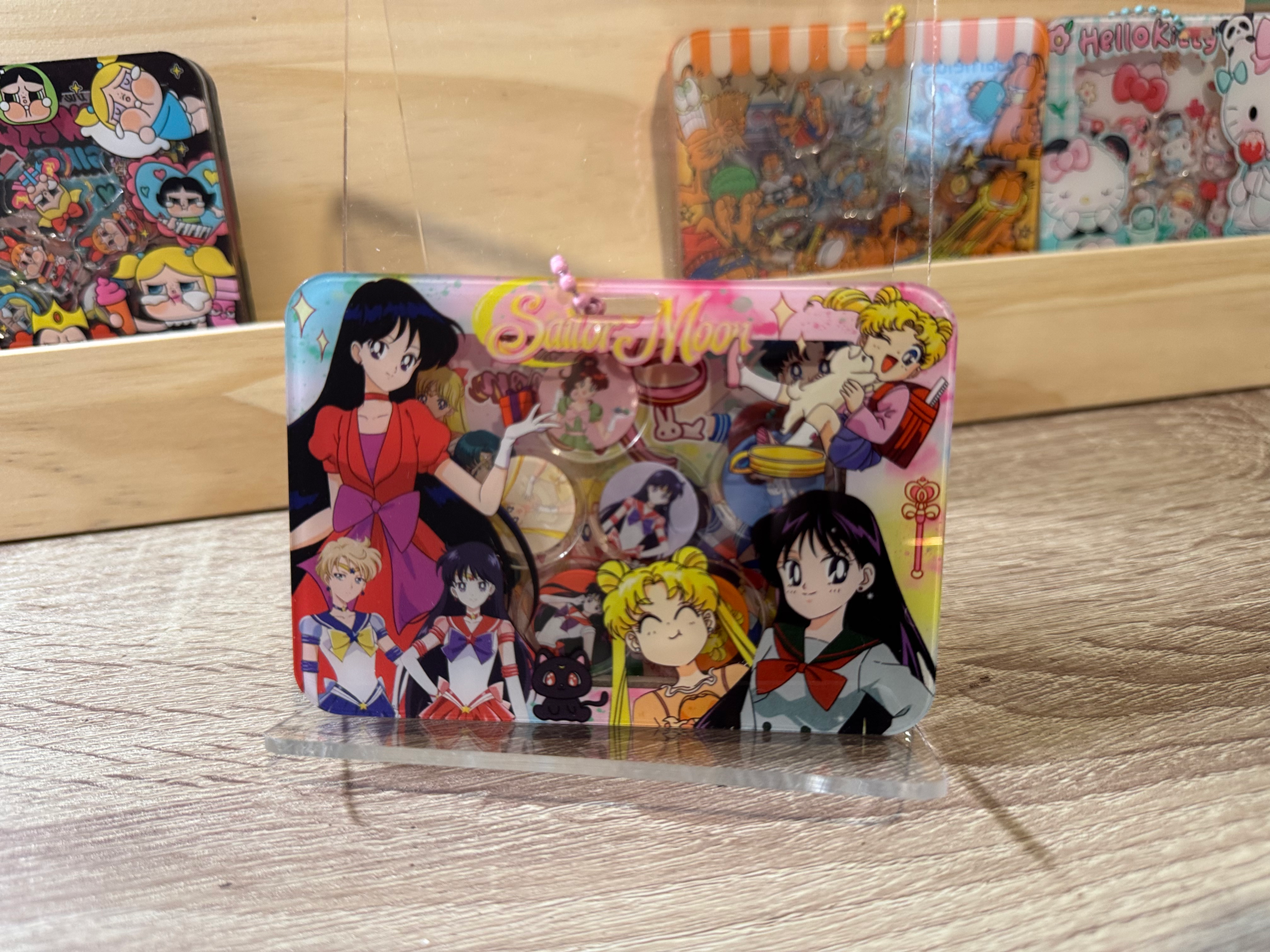 Acrylic Shaker Card Holder - Sailor Moon