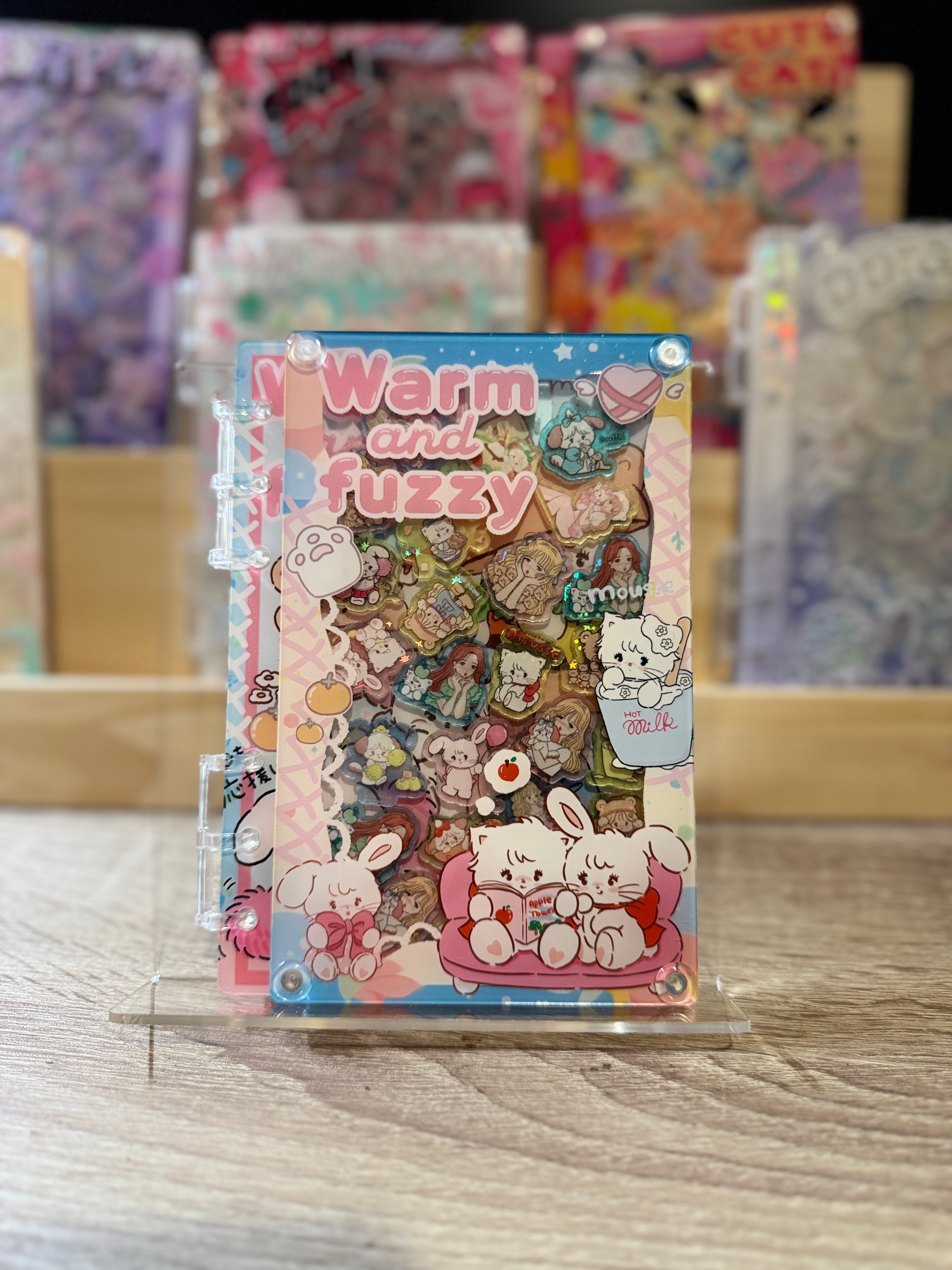 Acrylic Shaker Notebook - Mikko Illustrations