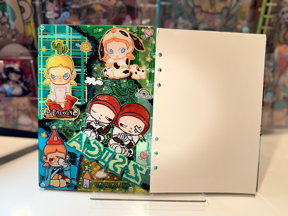 Thumbnail: A5 Acrylic Shaker Notebook - Popmart Zsiga