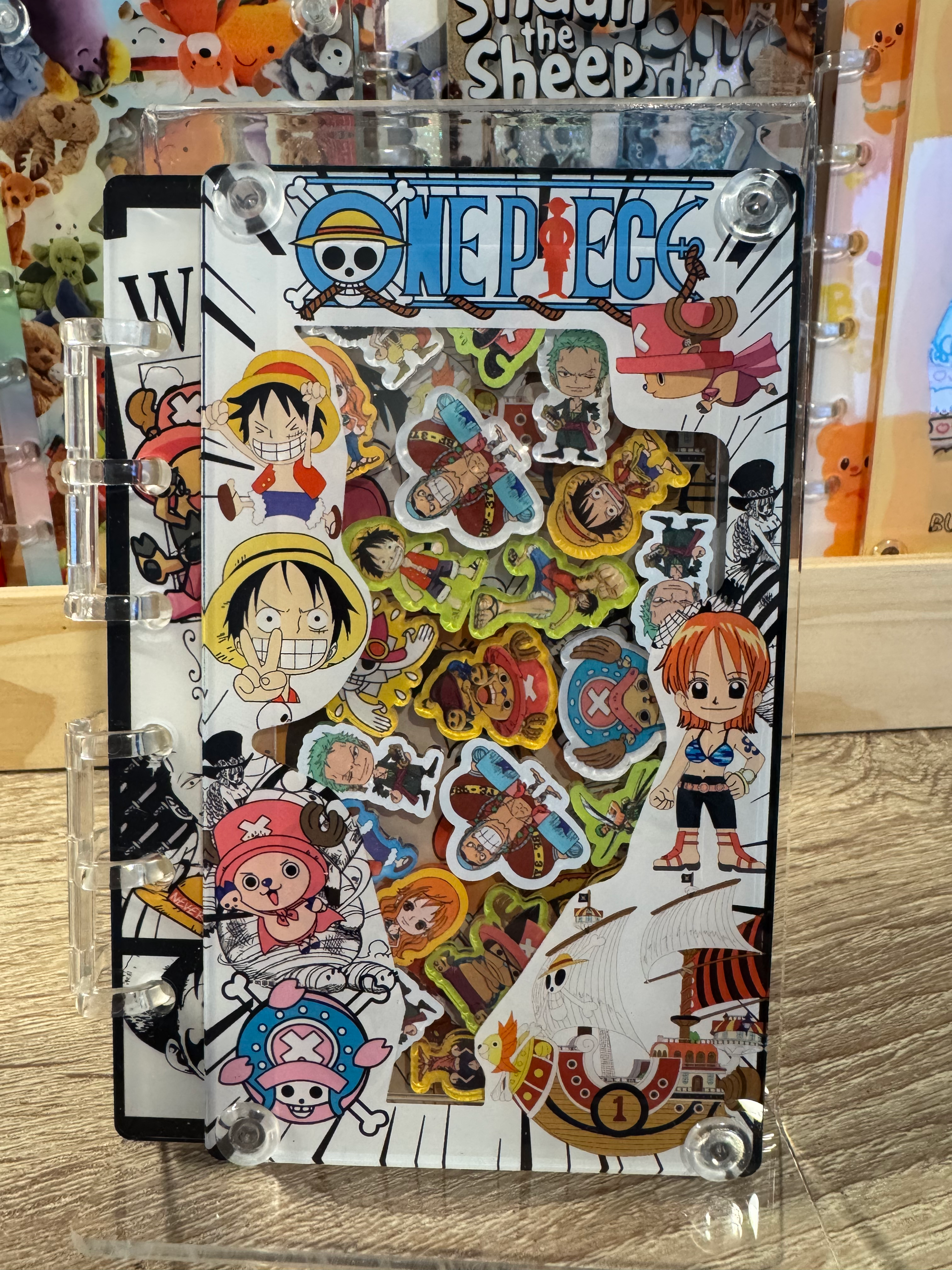 Acrylic Shaker Notebook - One Piece