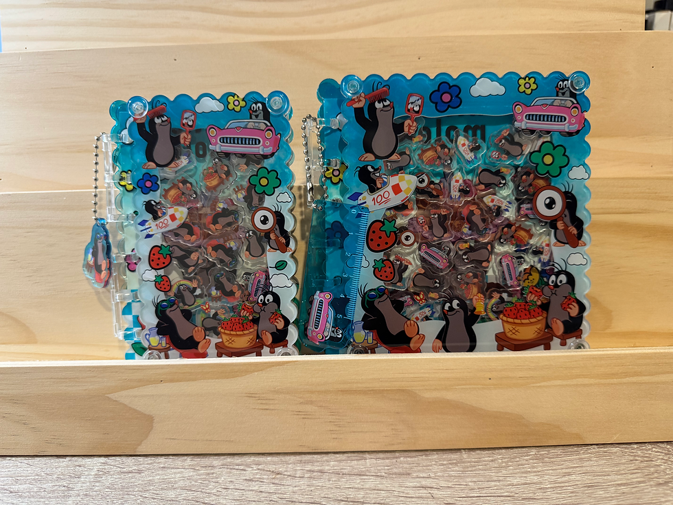 Thumbnail: Acrylic Shaker Notebook - The Little Mole