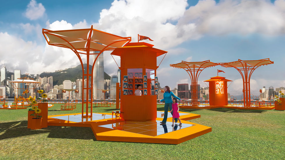 Le Monde d'Hermès, Hermès, event, exhibition, interior design, fun, festive